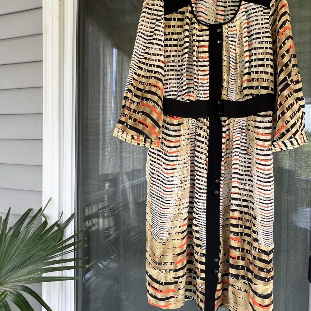 Tracy Reese Multicolor Patterned Garment
